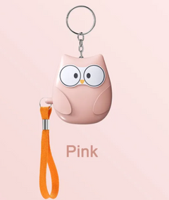 Personal Alarm Owl Keychain