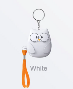 Personal Alarm Owl Keychain
