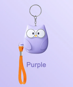 Personal Alarm Owl Keychain