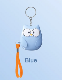 Personal Alarm Owl Keychain