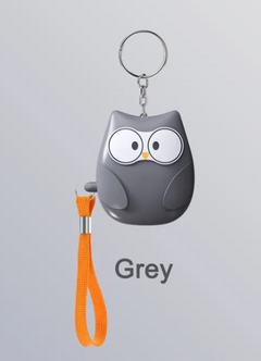 Personal Alarm Owl Keychain