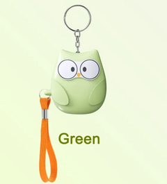 Personal Alarm Owl Keychain